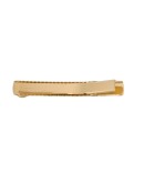 engraved logo stud embellished hairclip