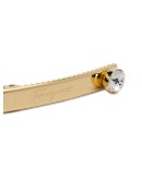 engraved logo stud embellished hairclip