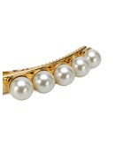 engraved logo embellished hair clip