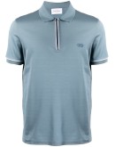 Gancini zipped polo shirt
