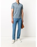 Gancini zipped polo shirt