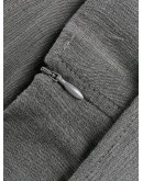 high-waisted belted trousers