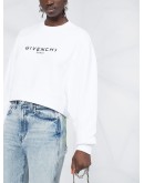 logo-print cropped cotton sweatshirt