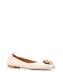 Multi-Logo elastic ballet flats