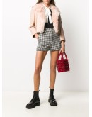 gingham check shorts