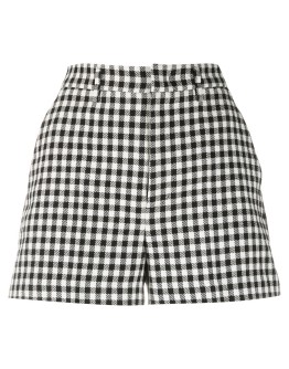gingham check shorts