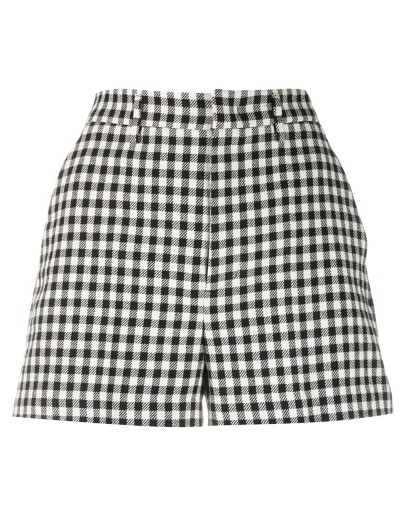 gingham check shorts
