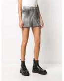gingham check shorts