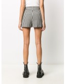 gingham check shorts