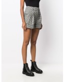 Lester gingham patterned shorts