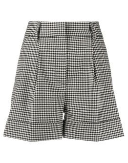 Lester gingham patterned shorts