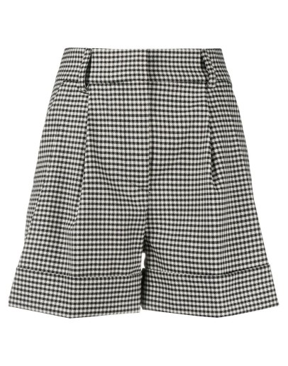 Lester gingham patterned shorts