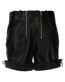 front zipped shorts