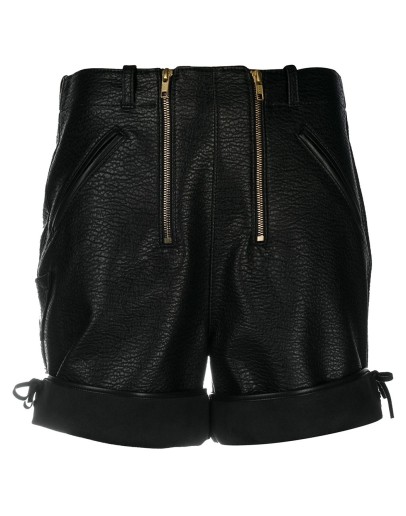 front zipped shorts