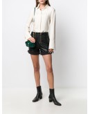 front zipped shorts