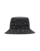 studded nylon bucket hat