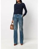 Birkin high-rise wide leg jeans