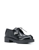 lace-up leather shoes