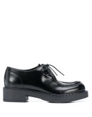 lace-up leather shoes