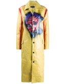 Monsterz single-breasted leather coat