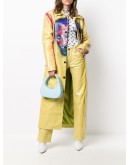 Monsterz single-breasted leather coat