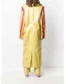 Monsterz single-breasted leather coat