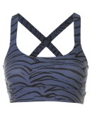 Paola tiger-print sports bra