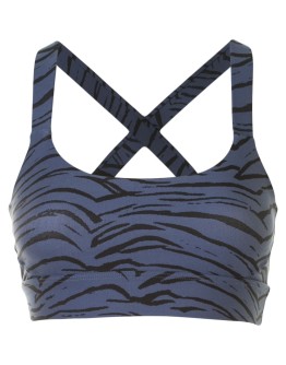 Paola tiger-print sports bra
