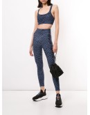 Paola tiger-print sports bra