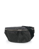 paisley-print belt bag