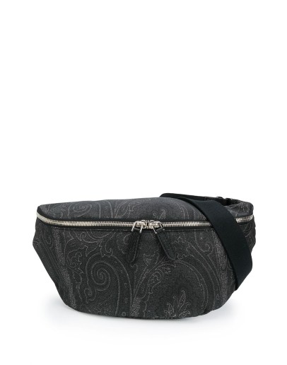 paisley-print belt bag