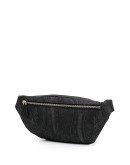 paisley-print belt bag