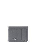 logo-detail leather cardholder