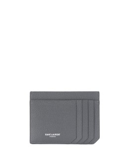 logo-detail leather cardholder