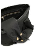 buckled strap bucket bag