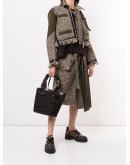 buckled strap bucket bag