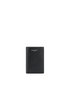 logo embossed credit card wallet