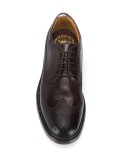 airbrushed leather brogues