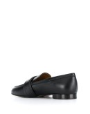 ring-detail leather loafers