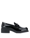 block-heel penny loafers