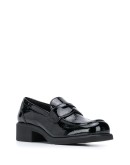 block-heel penny loafers