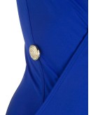 buttoned wrap swimsuit