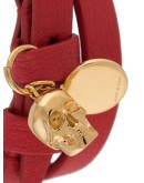 double-wrap skull detail bracelet