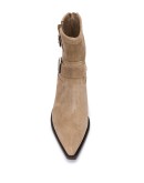 Doors buckled ankle boots