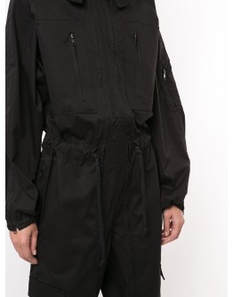 zip-through boiler suit