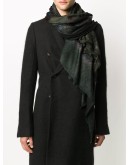 paisley embroidered cashmere scarf
