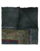 paisley embroidered cashmere scarf