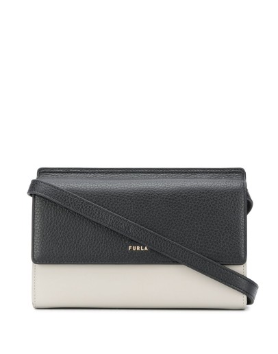 contrast-panel belt bag