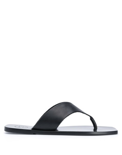 Merine square toe flip-flops