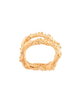 textured double ring